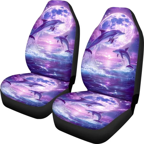 Vista 45 de Talayituse - Funda de asiento de coche con estampado de salpicaduras de pintura de la bandera americana, funda de asiento de cubo para vehículo, 4