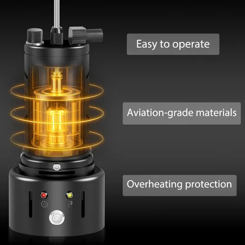 Vista 4 de Kit profesional de máquina de humo automotriz AOOTU DAOSM - Detector de fugas de combustible EVAP y probador de fugas de vacío/humo para diagnóstico