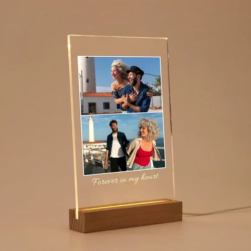 Vista 16 de MOIFAITYA - Placa de collage de fotos personalizada, marcos de fotos personalizados, regalos de fotos para el día de San Valentín, boda, él, pareja