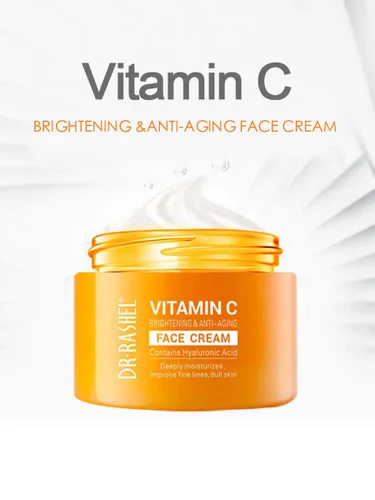 Vista 7 de Dr Rashel - Crema facial con vitamina C, ácido hialurónico, antienvejecimiento y humectante de colágeno, 1.76 onzas + 1 unidad de máscara de labios