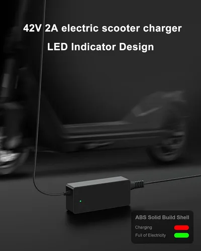 Vista 4 de VHBW Cargador de repuesto de 42 V para 5ª rueda V20 Pro V30 Pro M1 ES09 adaptador de CA DC