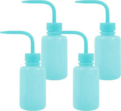 Vista 27 de Paquete de 4 botellas de lavado de tatuajes con difusor de chorro de agua (negro, 5.1 fl oz)