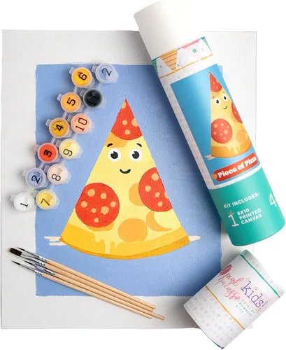 Vista 19 de Pink Picasso Kits de pintura por números para niños de 8 a 12 años Kit de manualidades para niños principiantes de bricolaje, pintura acrílica