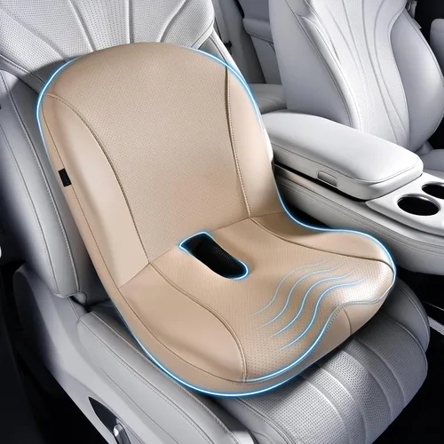 Vista 13 de Coverado Almohada ergonómica para reposacabezas de automóvil, almohada ergonómica de espuma viscoelástica para el cuello del auto para asiento
