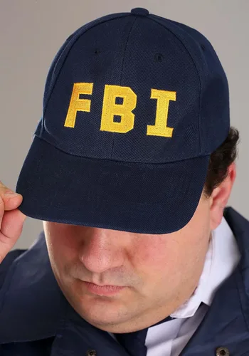 Vista 4 de Conjunto de disfraz del FBI de talla grande para hombre, disfraz de agente del FBI para hombre, Azul