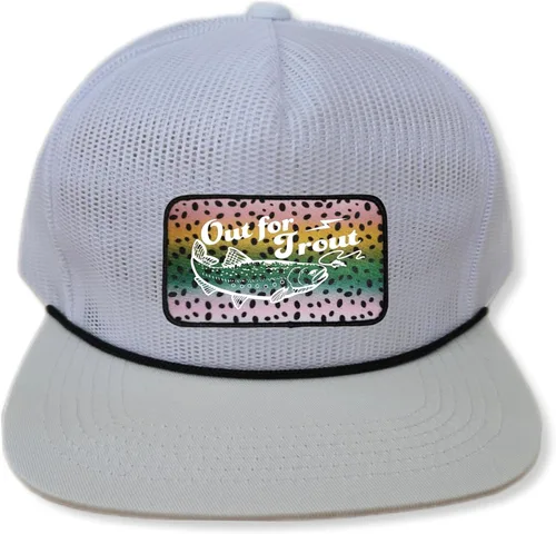 Vista 70 de ThatsRad Out for Trout Corduroy Snapback Sombrero Gorra Pesca con Mosca Pescador