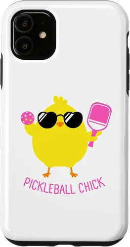 Vista 5 de Camisas divertidas de pickleball para iPhone 15, funda de PICKLEBALL CHICK