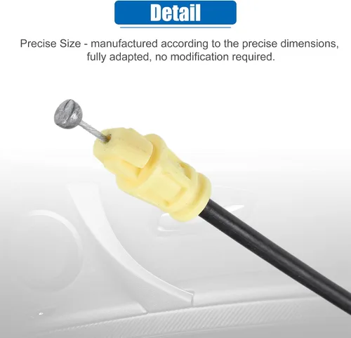Vista 5 de uxcell Cable de bloqueo de puerta lateral delantera para Chevrolet Silverado para GMC Sierra Cable de pestillo de puerta reemplazar 25880301