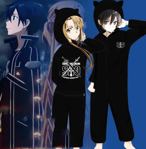 Vista 3 de Adonis Pigou Pijama de anime para cosplay unisex de una sola pieza, disfraz de Halloween