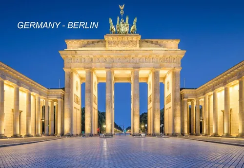 Vista 8 de Alemania Frigorífico Imanes GRP 2 (1 pieza, Ciudad: Berlín #GER31)