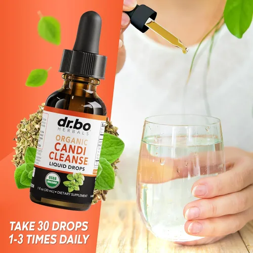 Vista 9 de Candida Cleanse Detox para mujeres y hombres – Pastillas de suplemento de apoyo de desintoxicación Candi, tintura de gotas líquidas, suplementos