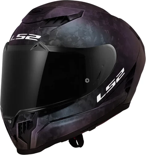 Vista 10 de LS2 Helmets Dragon Casco integral de motocicleta de carbono con parasol