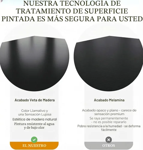 Vista 4 de RoyalCraft Armario buffet con almacenamiento, aparador moderno de mediados de siglo con 3 puertas, mesa de café pintada con estantes ajustables