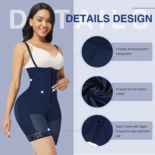 Vista 2 de Comfy BBL Stage 2 Fajas Colombianas Shapewear para mujer, control de abdomen, poscirugía, ropa de compresión