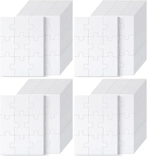 Vista 24 de Mr. Pen - Rompecabezas en blanco, paquete de 5, 100 piezas/paquete, 10.6" x 14.2" pulgadas, rompecabezas blanco, rompecabezas en blanco