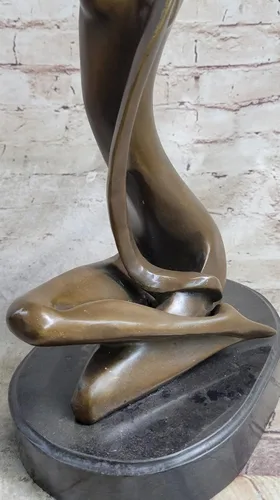 Vista 7 de EUROPEAN BRONZE Handcrafted Bronze Sculpture Sale Vitaleh by Female Abstract Nude Art Modern Brilliance Hot Cast Handmade Art Noveau