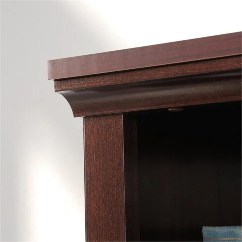 Vista 5 de Sauder Estantería de madera de 3 estantes con acabado cereza