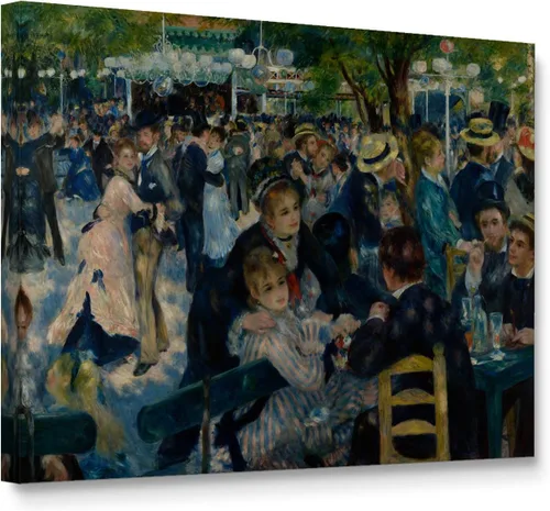 Vista 12 de Niwo ART - Montañas y mar, serie de pinturas más famosas del mundo, lienzo de pared para decoración del hogar, envoltura de galería, estirado