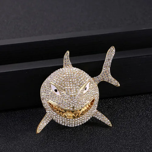 Vista 5 de Collar con colgante Ice Out, collar de cadena cubana de Miami, cadena colgante de oroplata para hombres, niños y mujeres, joyería de estilo hip-hop