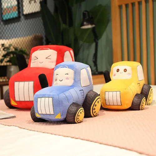 Vista 8 de Almohada de tractor 3D HuggingTractor de peluche para tractor, juguetes de animales de peluche, almohada de tractor, cojín de sofá, regalo
