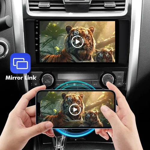 Vista 12 de Estéreo de coche Android 13 con pantalla táctil IPS de 9 pulgadas para Nissan Altima 2014-2018 con CarPlay inalámbrico y Android Auto 4+64GB Radio
