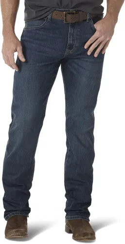 Vista 5 de Wrangler Jeans retro ajustados de pierna recta para hombre