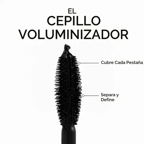 Vista 6 de bellapierre Máscara voluminizadora impermeable - Negro intenso, a prueba de manchas, definición de pestañas de larga duración