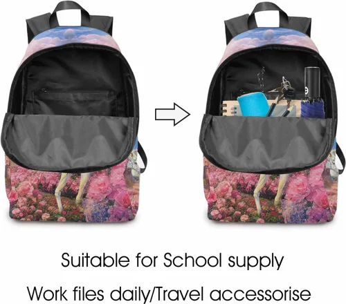 Vista 149 de Texto personalizado Elefante desgaste gafas mochila mochila mochila casual Daypack bolsa para mamá niñas, color86-4, Mochilas Daypack