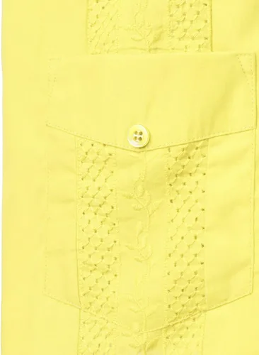 Vista 4 de VATPAVE Camisas de guayabera cubana con botones de manga corta para hombre