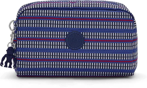 Vista 10 de Kipling Gleam - Bolsa de cosméticos de peltre metálico para mujer, Negro (Black Noir)