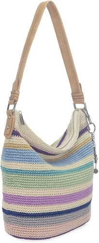 Vista 2 de The Sak Sequoia Hobo - Bolso de ganchillo a mano, silueta suave y holgada, diseño atemporal y elevado