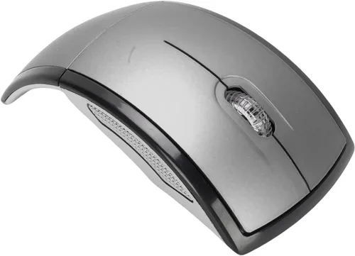 Vista 11 de XUMIUZIY Ratón inalámbrico plegable, mouse ergonómico portátil de 2.4 G con apagado magnético, para computadora portátil (morado)