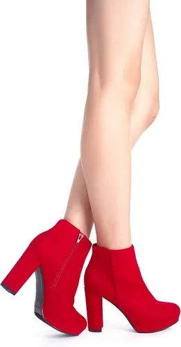 Vista 8 de DREAM PAIRS - Botines de mujer de tacón alto y grueso
