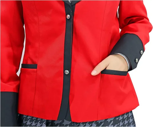 Vista 4 de C-ZOFEK Disfraz de Kakegurui Sayaka Igarashi de talla de EE UU para disfraz de Halloween
