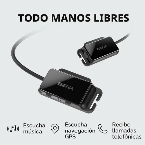 Vista 4 de Sena pi, auriculares universales de intercomunicación Bluetooth, se adapta a la mayoría de cascos de ciclismo y deportes múltiples