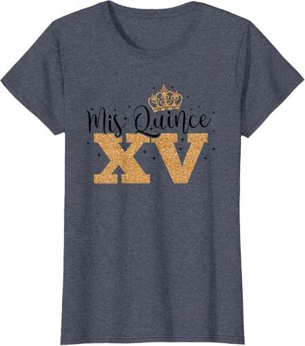 Vista 37 de Camiseta de quinceañera Mis Quince para cumpleaños número 15 Blanco