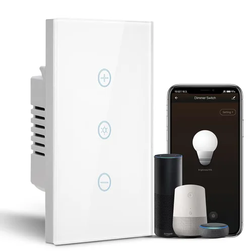 Vista 16 de BSEED Interruptor de luz inteligente, interruptor de luz WiFi Alexa de 1 banda con control remoto de aplicación y función de temporizador