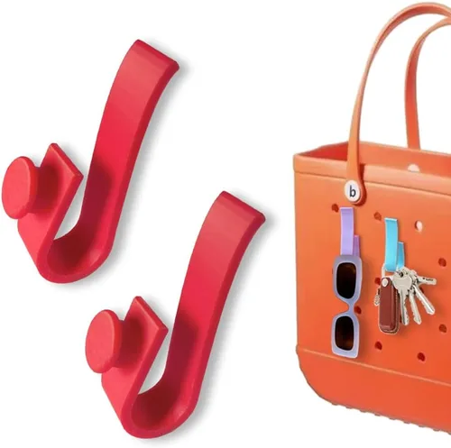 Vista 7 de Ganchos para bolsas Bogg, portavasos y lentes de sol, compatible con bolsa de mano y bolsa Bogg (azul oscuro)