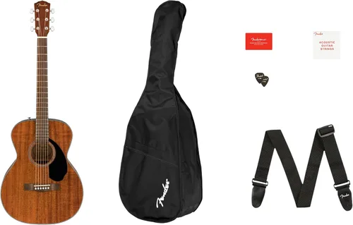 Vista 7 de Fender CN-60S - Guitarra acústica de cuerda de nailon para concierto, con 2 años de garantía, natural