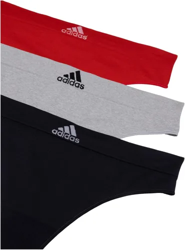 Vista 2 de adidas Tanga sin costuras para mujer, paquete de 3