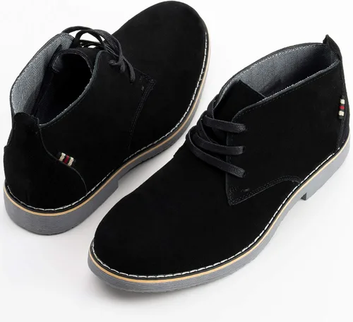 Vista 4 de Alpine Swiss Beck - Botas Chukka de ante genuino para hombre