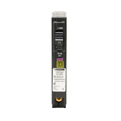 Vista 3 de Square D by Schneider Electric Square D - QO QO115PDF Montaje enchufable 15 Amp Single-Pole Dual Function (CAFCI y GFCI) Disyuntor