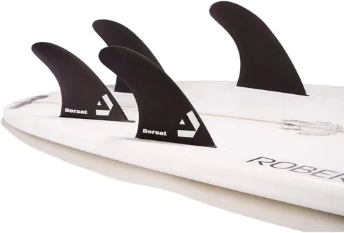 Vista 15 de DORSAL Surfboard Fins Quad 4 Set FCS Compatible with Honeycomb Hexcore