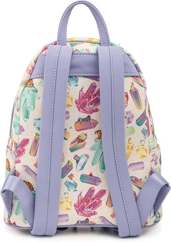 Vista 3 de Loungefly Disney Crystal Sidekicks - Bolso de hombro con doble correa para mujer, Multi, Moderno
