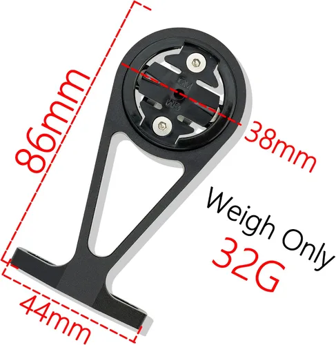 Vista 3 de Thinvik Soporte para computadora de bicicleta extendida para Wahoo Garmin Bryton Series Combo Mount GPS Bike Computer