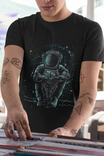 Vista 3 de MATXSOMAX Camisetas gráficas para hombre camisetas de astronauta camisetas gráficas de diseño genial para hombre