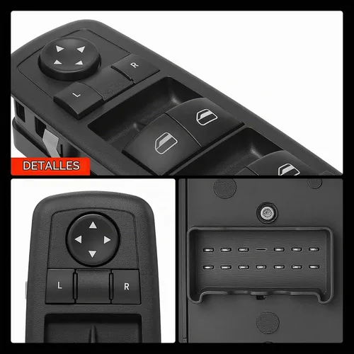 Vista 9 de A-Premium Interruptor de ventana eléctrico maestro de 8+13 pines compatible con Dodge Dart 2013-2016 y Jeep Cherokee 2014-2016 y Chrysler 200