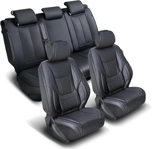 Vista 11 de Coverland Fundas de asiento de automóvil personalizadas compatibles con BMW X1 2013-2025, funda de asiento impermeable de espuma viscoelástica
