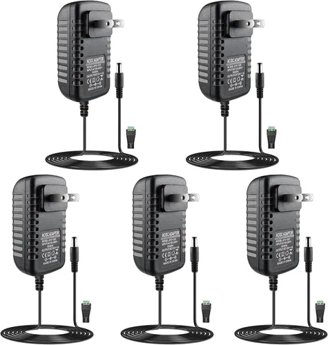 Vista 15 de LightingWill Fuente de alimentación de 12V, adaptador de alimentación de 12W, fuente de alimentación de 110V CA a 12V 1A CC, transformador