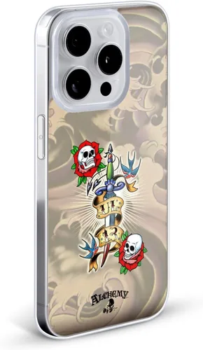 Vista 2 de Head Case Designs Funda de gel con licencia oficial de Alchemy Gothic 13 Dagger Illustration [protección de grado militar] compatible con Apple